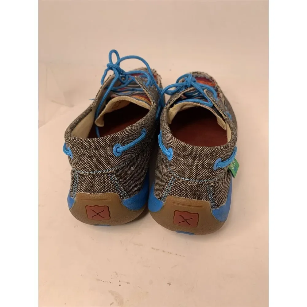 TWISTED X‎  New Women's Size 9 .5 M Moc Toe Lace Up Boat Shoes Sneaker Loafer